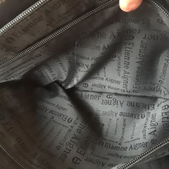 Vintage Etienne Aigner Leather Shoulder Bag - Picture 15 of 16